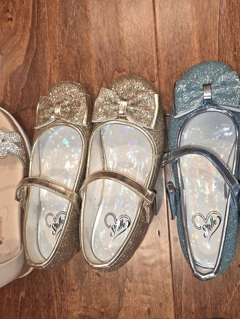 6 Girls Sandals & Dress Shoes Bundle Jessica Simpson Ty Stelle Bluey Sz 1/.5 EUC
